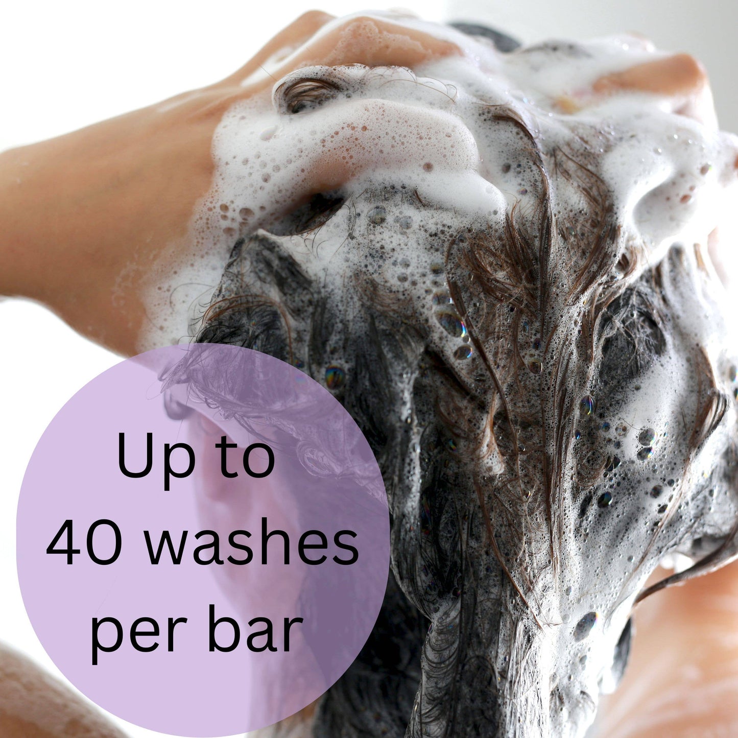 Lavender and Lime Shampoo Bar - Suitable for all hair types