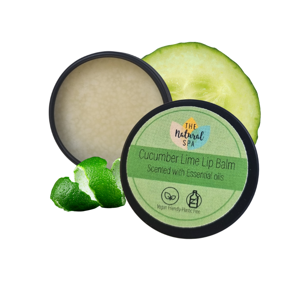 Cucumber Lime  All Natural Lip Balm Vegan Stocking Filler